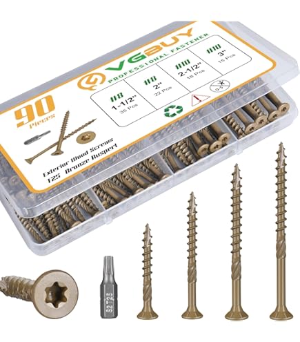 str様 Amazon.com: Wood Screws 1 3/4-Inch Course Twin Threads